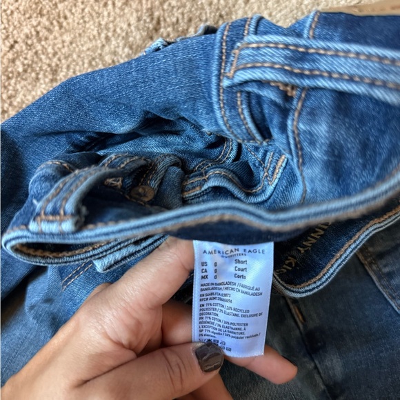 American Eagle High Rise Skinny Kick Jeans - Picture 3 of 6